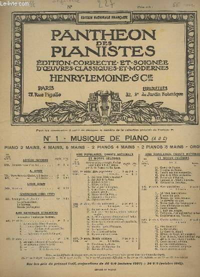STYRIENNES ORIGINALES - POUR PIANO.
