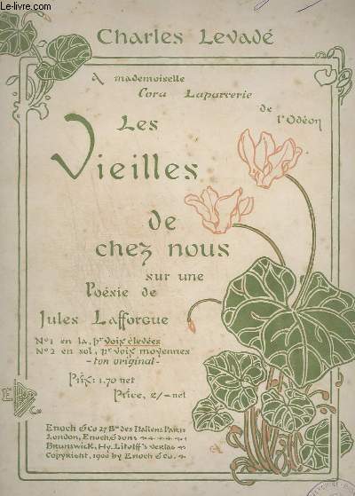 LES VIEILLES DE CHEZ NOUS - N1 : EN LA, POUR VOIX ELEVEES.