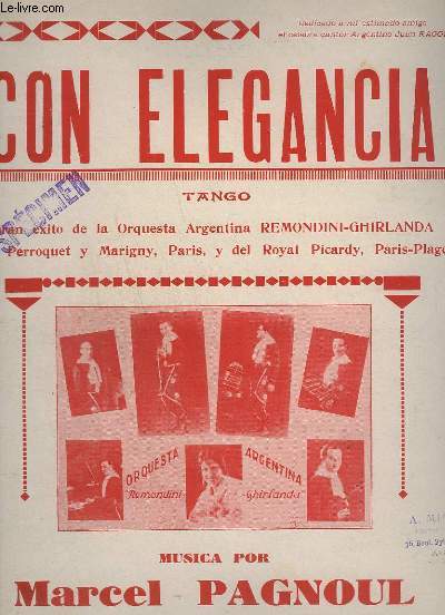 CON ELEGANCIA - TANGO - PIANO.