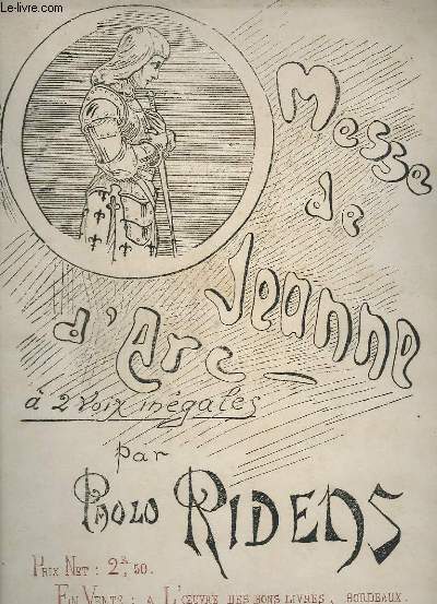 MESSE DE JEANNE D'ARC - A 2 VOIX INEGALES.