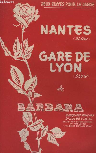 NANTES + GARE DE LYON - CONTRE BASSE + PIANO + VIOLON / ACCORDEON / CHANT + GUITARE ELECTRIQUE + SAXO TENOR SIB + TROMPETTE / CHANT SIB.