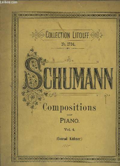 COMPOSITIONS POUR PIANO - VOLUME 4.