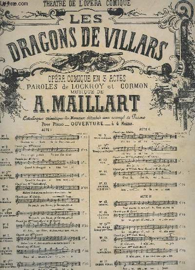 LES DRAGONS DE VILLARS - N10 : DUO - CHANT ( ROSE + SYLVAIN ) + PIANO.