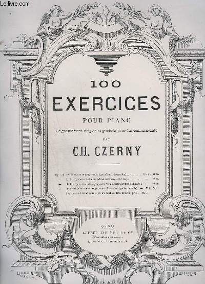 100 EXERCICES POUR PIANO - 4 LIVRE : 24 EXERCICES PERFECTIONNES.