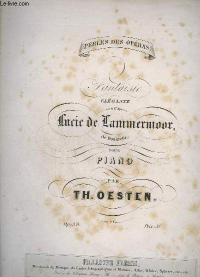 LUCIE DE LAMMERMOOR - PIANO.