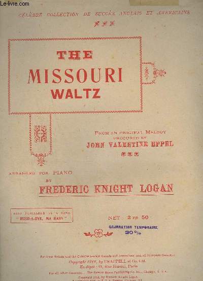 THE MISSOURI WALTZ - PIANO.