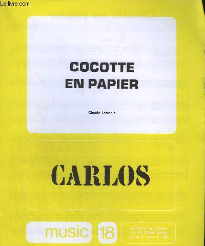 COCOTTE EN PAPIER.