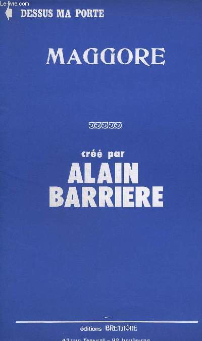 MAGGORE + DESSUS MA PORTE - CONTREBASSE / GUITARE + INSTRUMENTS SI B + INSTRUMENTS MI B + INSTRUMENTS UT + PIANO.