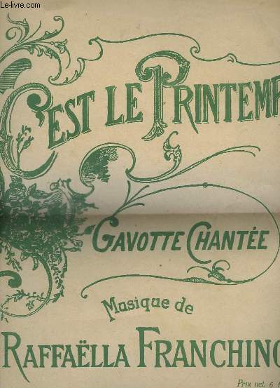 C'EST LE PRINTEMPS - PIANO + CHANT.