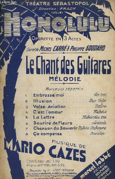 LE CHANT DES GUITARES - CHANT.