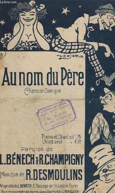 AU NOM DU PERE - CHANSON COMIQUE.