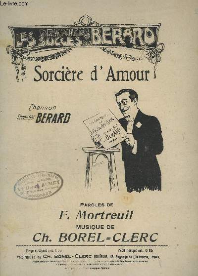 SORCIERE D'AMOUR - PIANO + CHANT.