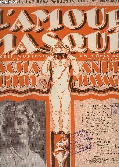 COUPLETS DU CHARME - PIANO + CHANT - L'AMOUR MASQUE N7.
