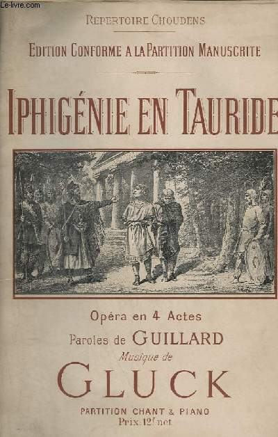 IPHIGENIE EN TAURIDE - PIANO ET CHANT.