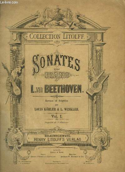 SONATES POUR PIANO - VOLUME 1.