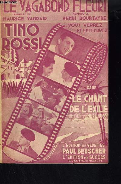 LE VAGABOND FLEURI - CHANT.