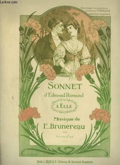 SONNET A ELLE - PIANO ET CHANT.