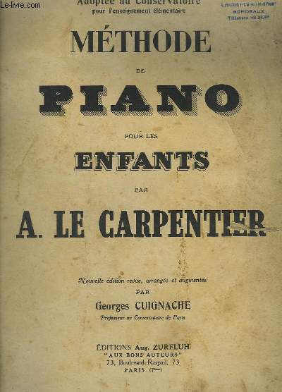 METHODE DE PIANO POUR LES ENFANTS.