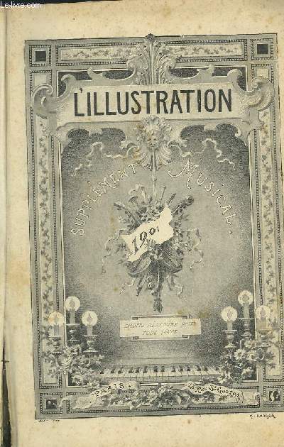 L'ILLUSTRATION - SUPPLEMENT MUSICAL 1901 ET 1902 - EN 1 VOLUME.