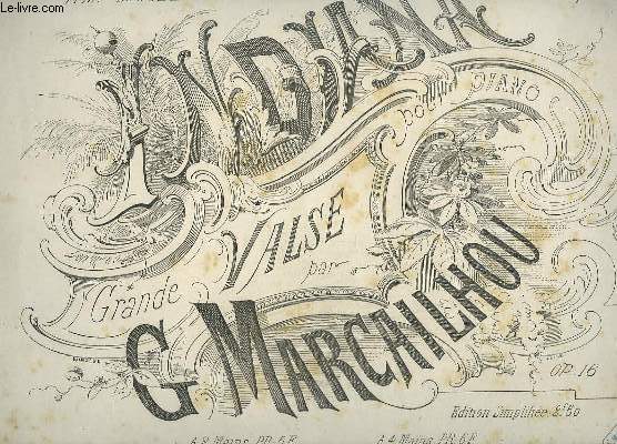 INDIANA - GRANDE VALSE POUR PIANO A 4 MAINS.