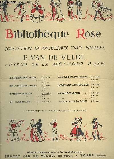 PREMIER MENUET - BIBLIOTHEQUE ROSE N5.