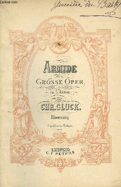 ARMIDE - GROSSE OPER IN 5 AKTEN - KLAVIERAUSZUG.