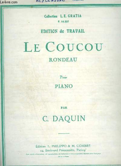 LE COUCOU - RONDEAU POUR PIANO.