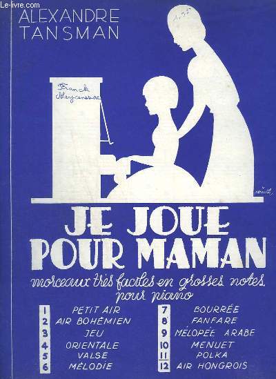 JE JOUE POUR MAMAN - N11 : POLKA POUR PIANO.