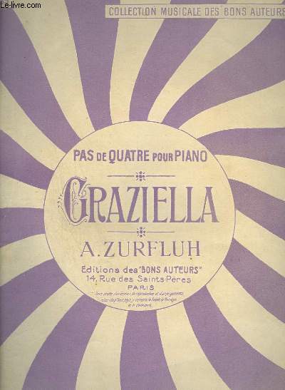 GRAZELLA - PAS DE QUATRE POUR PIANO.