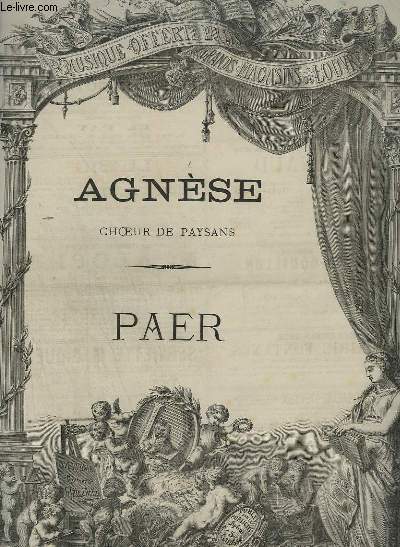AGNESE - CHOEUR DE PAYSANS POUR PIANO.