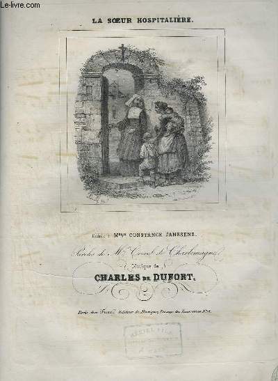 LA SOEUR HOSPITALIERE - POUR PIANO ET CHANT.