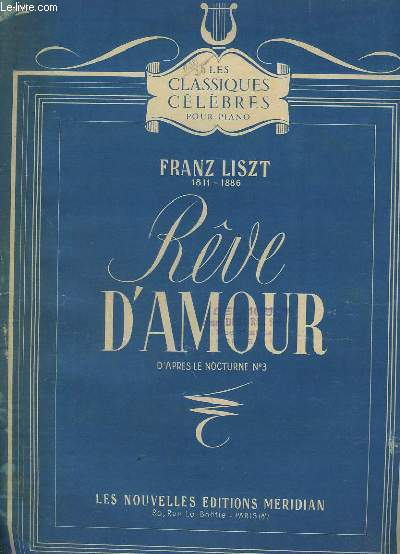 REVE D'AMOUR - POUR PIANO.