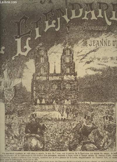 A L'ETENDARD - CHANT POPULAIRE EN L'HONNEUR DE JEANNE D'ARC + PIANO - POUR LE SOIR DU 7 MAI.