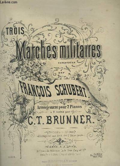 TROIS MARCHES MILITAIRES - POUR 2 PIANOS A 8 MAINS.