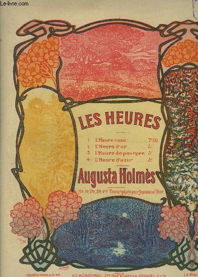 LES HEURES - N4 BIS : L'HEURE D'AZUR - PIANO ET CHANT SOPRANO OU TENOR.