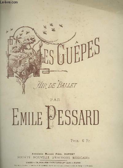 LES GUEPES - AIR DE BALLET POUR PIANO.