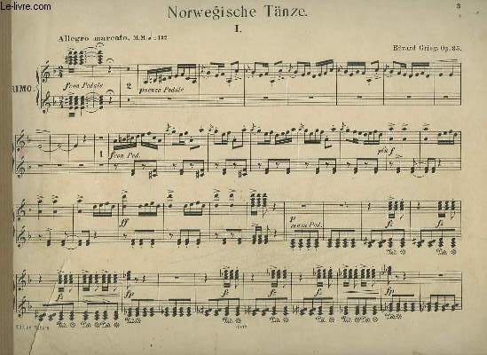 NORWEGISCHE TANZE - OP.35.