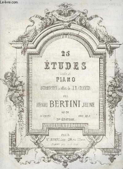 25 ETUDE POUR LE PIANO - 3 CAHIER : OP.32.