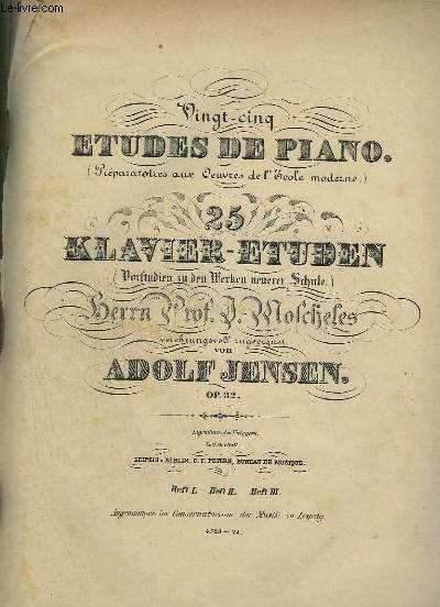 25 ETUDES DE PIANO / 25 KLAVIER ETUDEN - HEFT 2 : ETUDE N9 - 18.