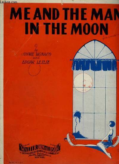 ME AND THE MAN IN THE MOON - PIANO ET CHANT EN ANGLAIS.