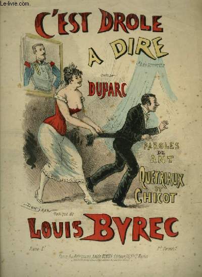 C'EST DROLE A DIRE - PIANO ET CHANT.
