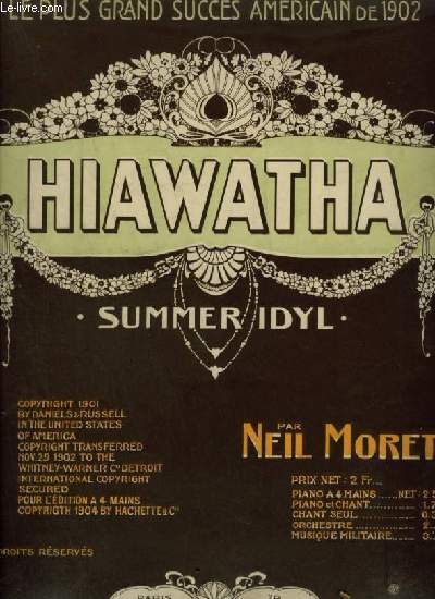 HIAWATHA - A SUMMER IDYLL POUR PIANO.