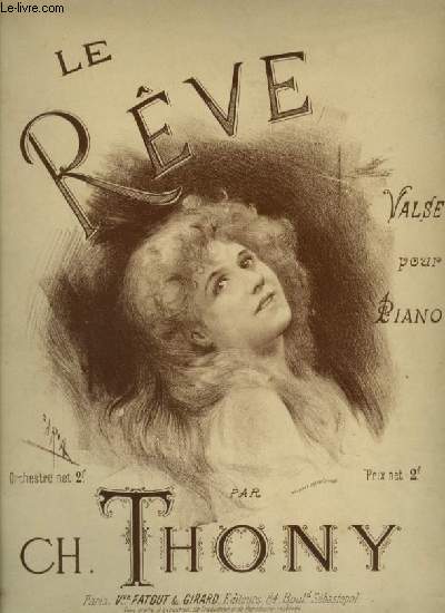 LE REVE - VALSE POUR PIANO.