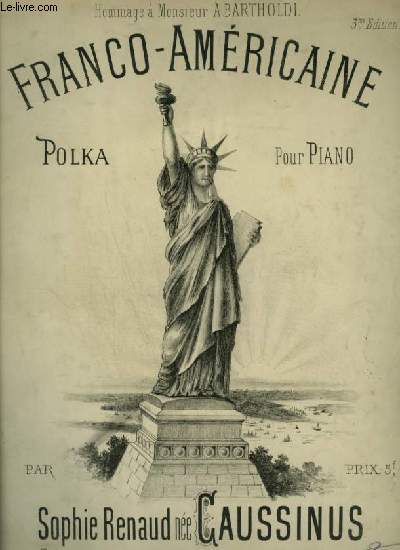 FRANCO AMERICAINE - POLKA POUR PIANO.