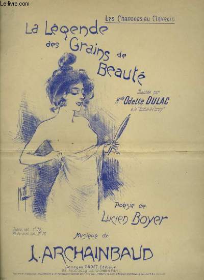 LA LEGENDE DES GRAINS DE BEAUTE - PIANO + CHANT.