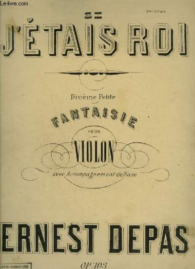 SI J'ETAIS ROI - VIOLON.