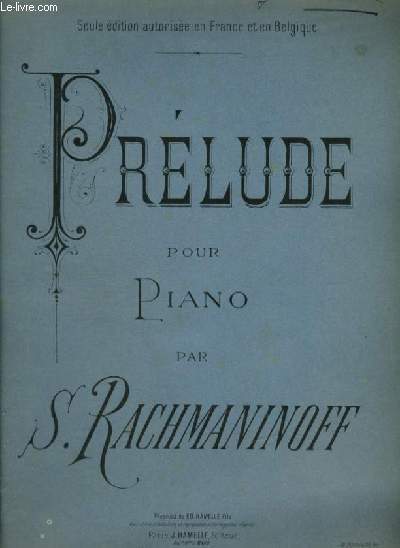 PRELUDE - OP.3 POUR PIANO.