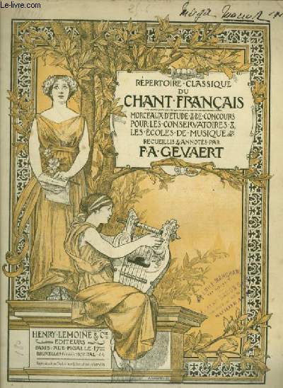 DEUX SCENES D'ALCESTE : RECITATIF ET AIR + AIR - PIANO ET CHANT AVEC PAROLES.