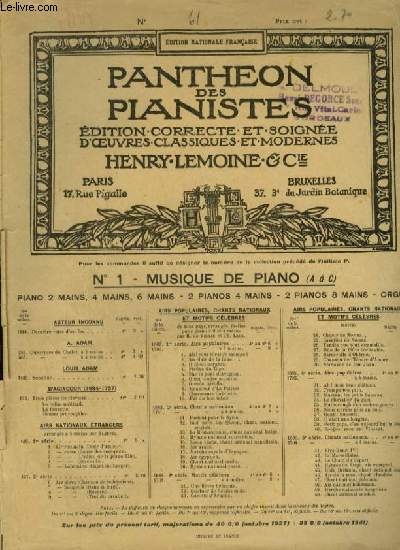 VALSES POUR PIANO - N61 : OP.64 N1 POUR PIANO.