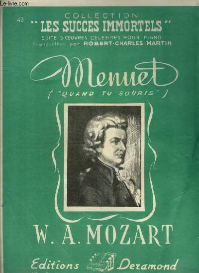 LES SUCCES IMMORTELS - N43 : MENUET - POUR PIANO.